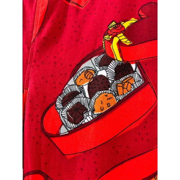 LuLaRoe Women's Red Chocolate Tights - Picture 2 of 7